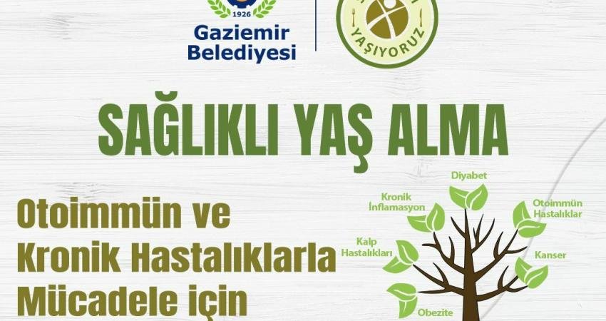 Gaziemir Belediyesi ve Sağlıklı Yaşıyoruz iş birliği ile düzenlenen “Sağlıklı