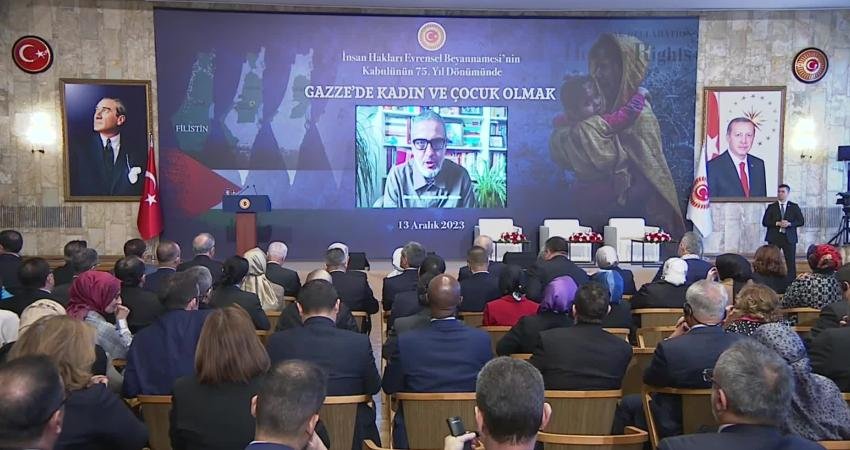 Gazze Şifa Hastanesi doktorlarından Ghassan Ebu Sittah, TBMM’de düzenlenen “İnsan