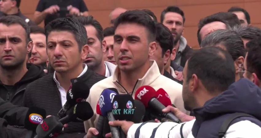 Hakem Halil Umut Meler’in dün akşam Ankaragücü Kulübü Başkanı Faruk