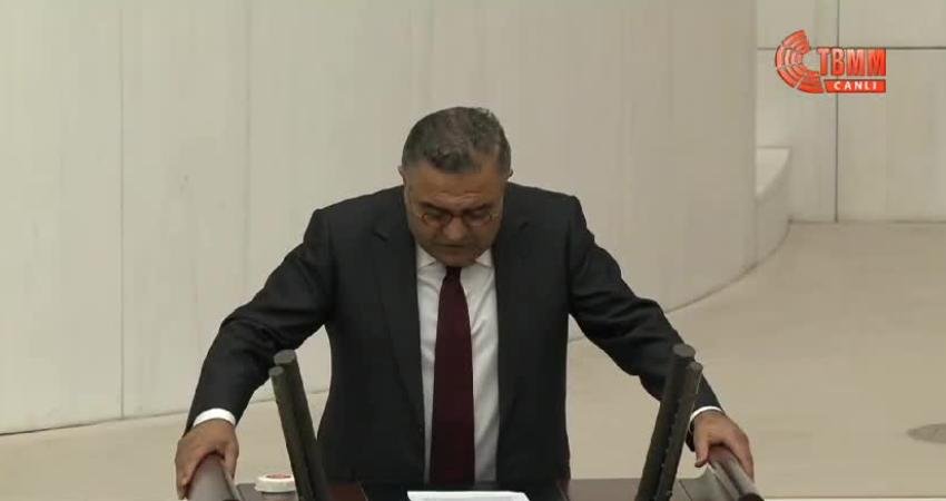 CHP Diyarbakır Milletvekili Sezgin Tanrıkulu, TBMM Genel Kurulu’nda; HDP İzmir