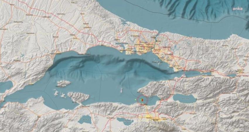 İçişleri Bakanı Ali Yerlikaya, Marmara Denizi Gemlik açıklarında, 5.1 büyüklüğünde