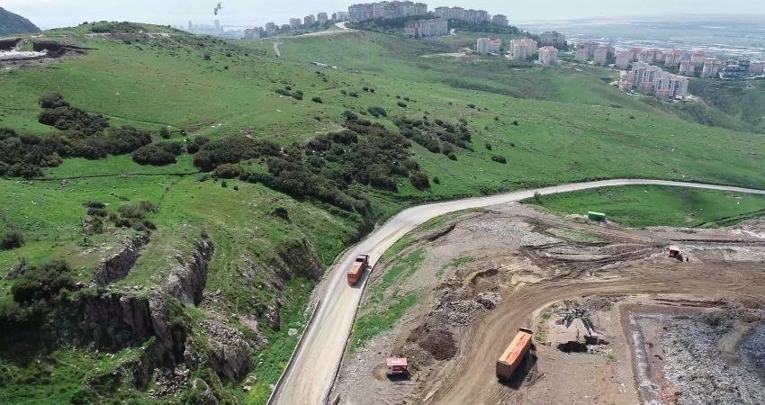 İzmir Büyükşehir Belediyesi’nin Harmandalı Düzenli Katı Atık Depolama Sahası'nda elektrik