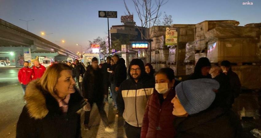 İzmit Belediye Başkanı Fatma Kaplan Hürriyet, sabahın erken saatlerinde işe