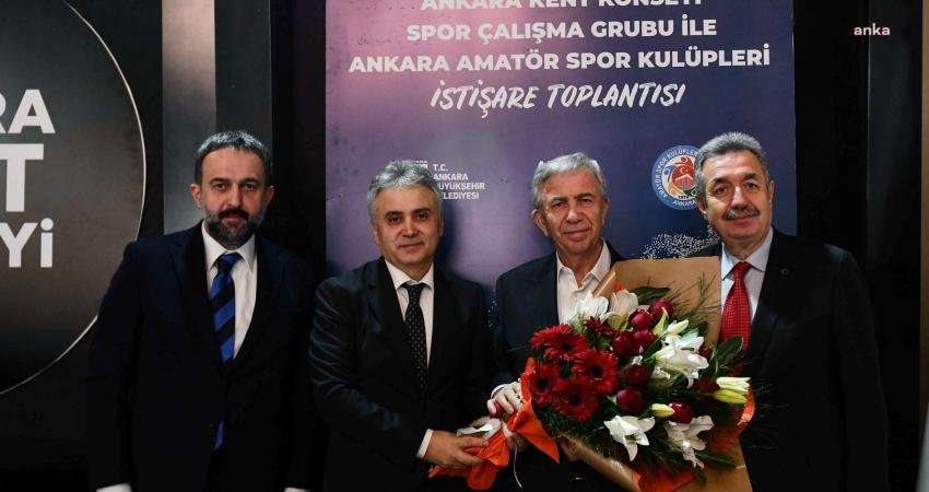 Ankara Büyükşehir Belediye Başkanı Mansur Yavaş, Ankara Kent Konseyi Spor