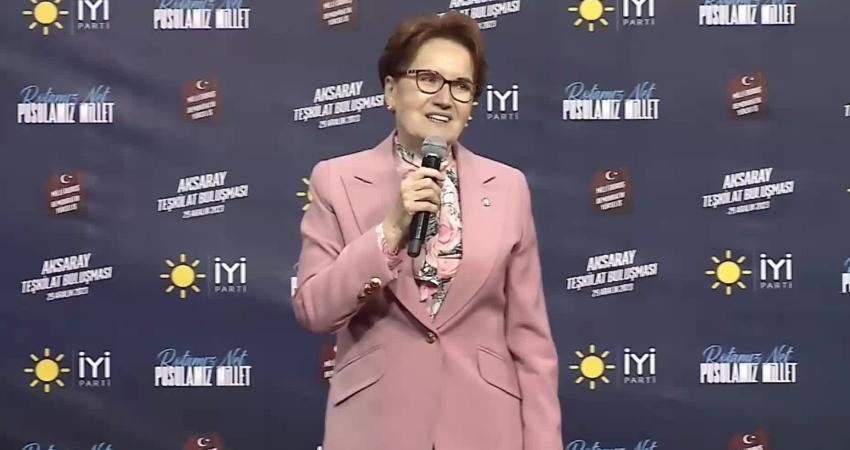 İYİ Parti Genel Başkanı Meral Akşener, Aksaray teşkilat buluşmasında; "Birbirine