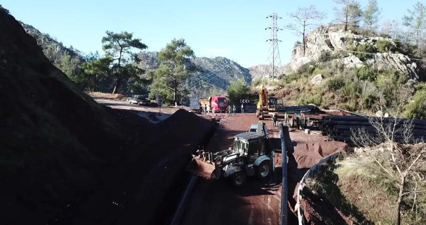 Muğla Büyükşehir Belediyesi tarafından Marmaris, Bozburun Yarımadasında başlatılan 53 bin