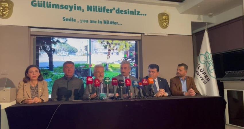Nilüfer Belediye Başkanı Turgay Erdem, ilçede isimsiz olarak belediye aleyhine
