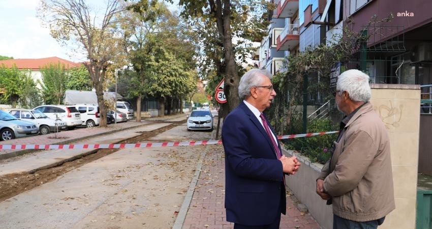 Ödemiş Belediyesi, ilçede farklı kurumların altyapı yatırımları sebebiyle şantiyeye dönen