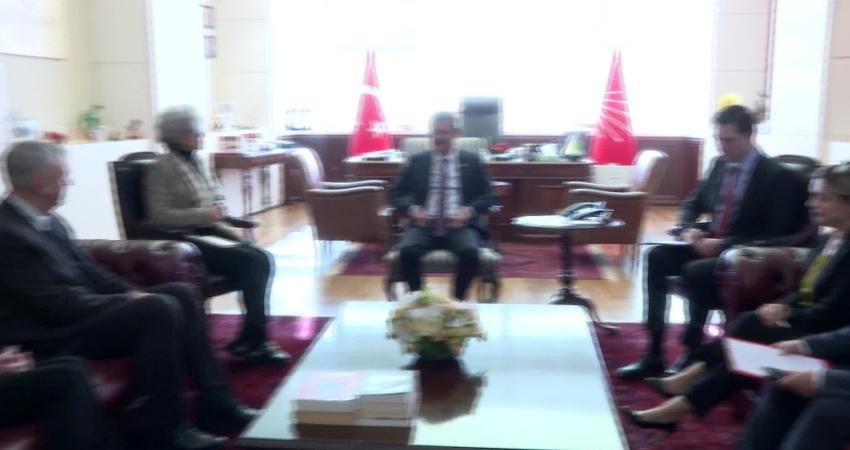 CHP Genel Başkanı Özgür Özel, Almanya’nın Ankara Büyükelçisi Jurgen Schulz