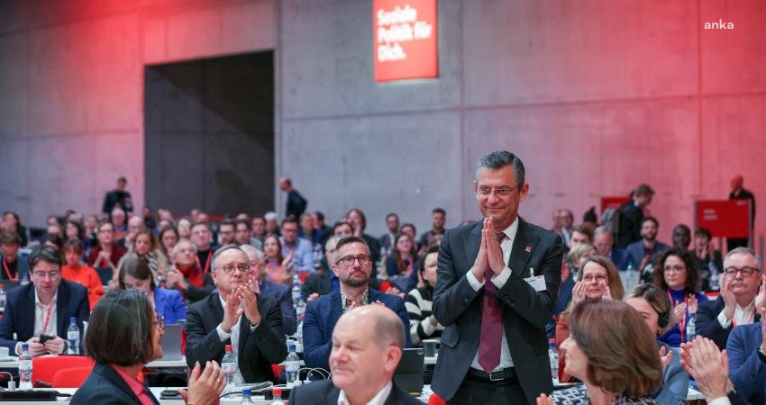 CHP Genel Başkanı Özgür Özel, bugün Berlin'de; Almanya Sosyal Demokrat