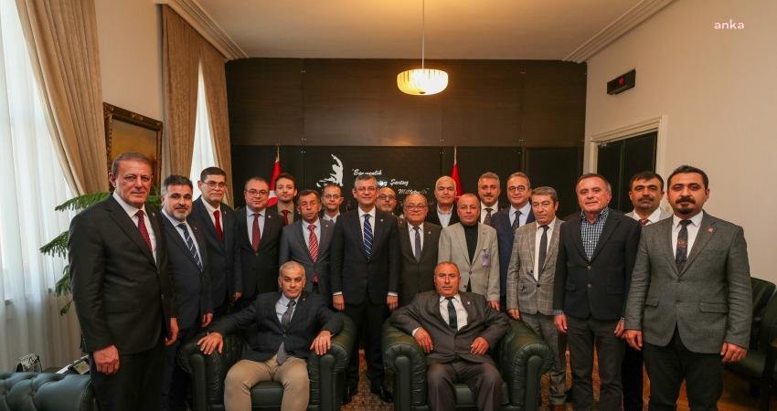 CHP Genel Başkanı Özgür Özel, TBMM'de CHP Aydın İl Örgütü'yle