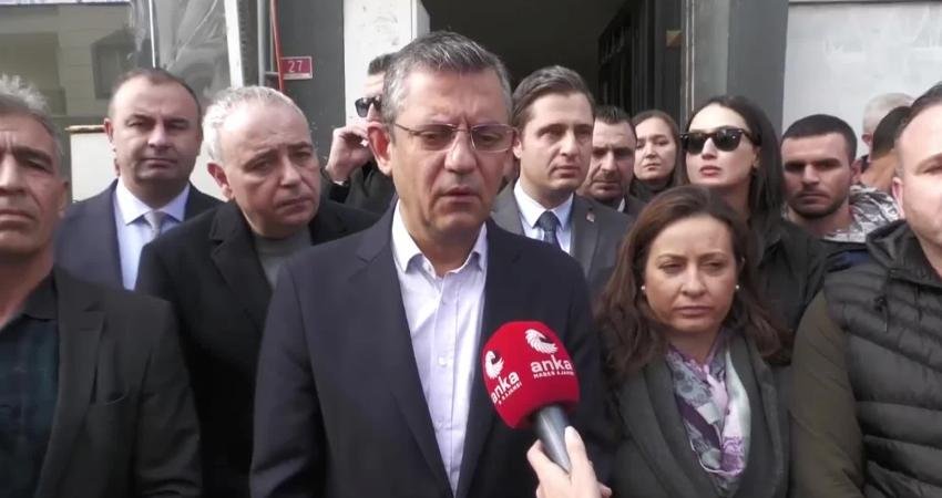CHP Genel Başkanı Özgür Özel, memleketi Manisa’da, Pençe- Kilit operasyon