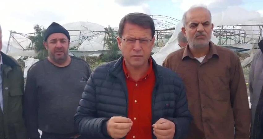 Samandağ Belediye Başkanı Refik Eryılmaz, Meydan Mahallesi’nde pazar günü sabah