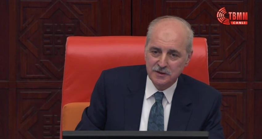 TBMM Başkanı Numan Kurtulmuş, CHP Genel Başkanı Özgür Özel'in bütçe