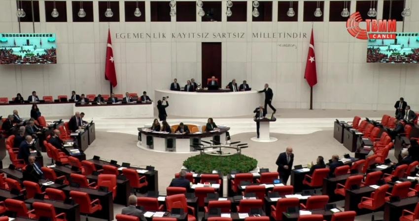 İYİ Parti Grup Başkanı Koray Aydın, TBMM Genel Kurulu'nda 2024