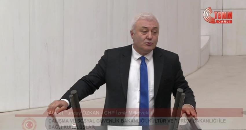 CHP İzmir Milletvekili Tuncay Özkan, TBMM Genel Kurulu'nda, "Ben RTÜK'ün