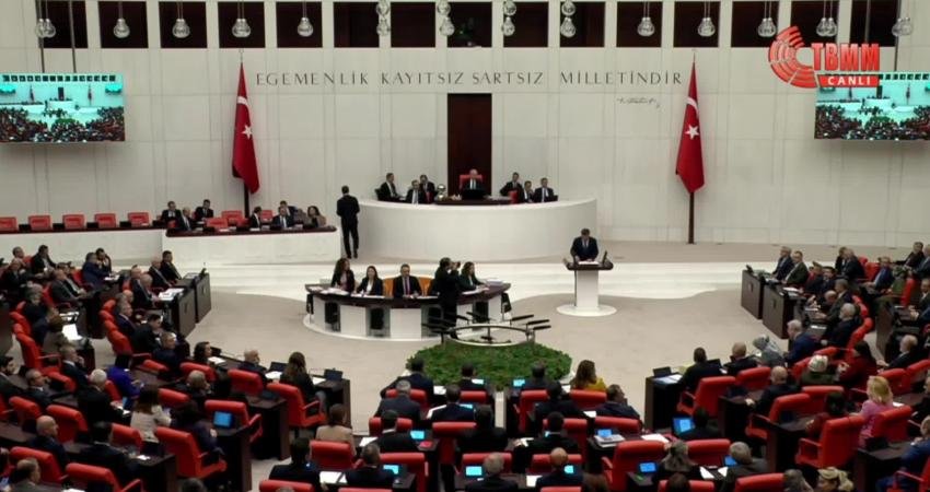 Cumhurbaşkanı Yardımcısı Cevdet Yılmaz, TBMM Genel Kurulu'ndaki 2024 bütçesinin görüşmelerinde,