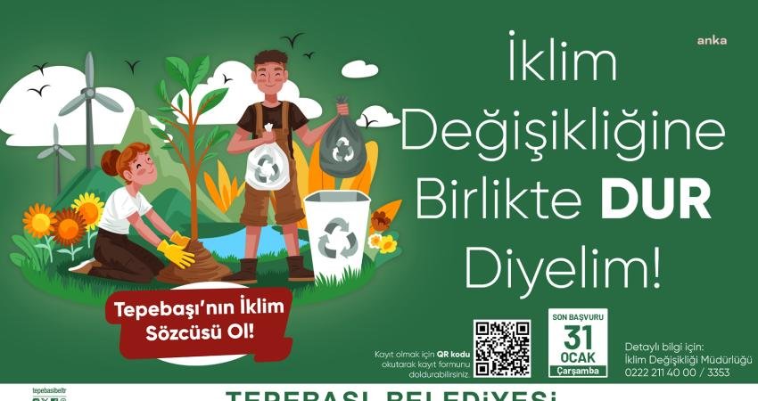 Tepebaşı Belediyesi’nin iklim değişikliği ile mücadele kapsamında hayata geçirdiği Tepebaşı
