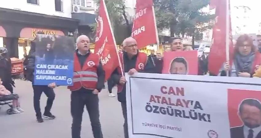 TİP Samsun İl Örgütü, İlkadım ilçesi Gazi Müzesi önünde Silivri’de