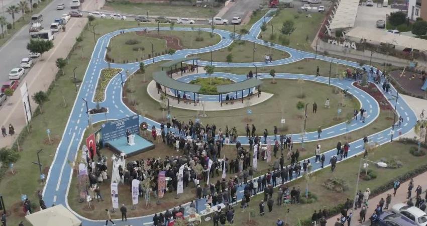 Mersin Yenişehir Belediyesi, Fuat Morel Mahallesi’nde 5 bin metrekarelik bisiklet