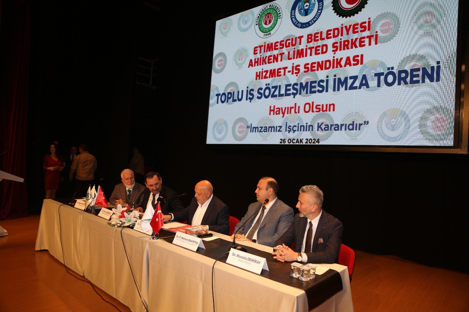 Etimesgut Belediyesi ile Hak-İş Konfederasyonu’na bağlı Hizmet-İş Sendikası arasında imzalanan