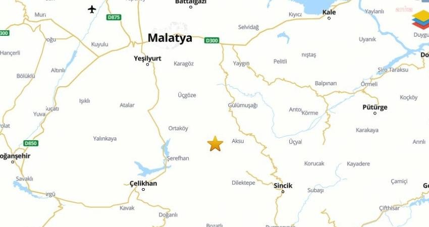 Adıyaman'ın Sincik ilçesinde saat 23.37'de deprem meydana geldi. AFAD, depremin