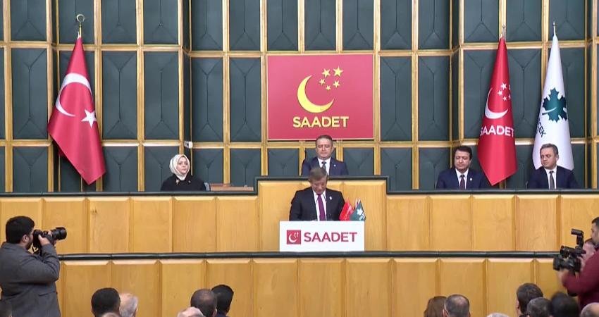 Gelecek Partisi Genel Başkanı Ahmet Davutoğlu, "Can Atalay meselesi feri
