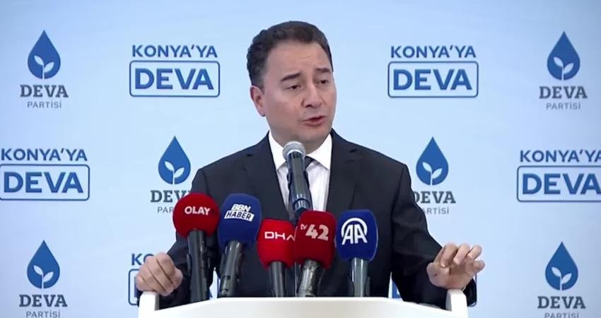 Demokrasi ve Atılım (DEVA) Partisi Genel Başkanı Ali Babacan, “Biz