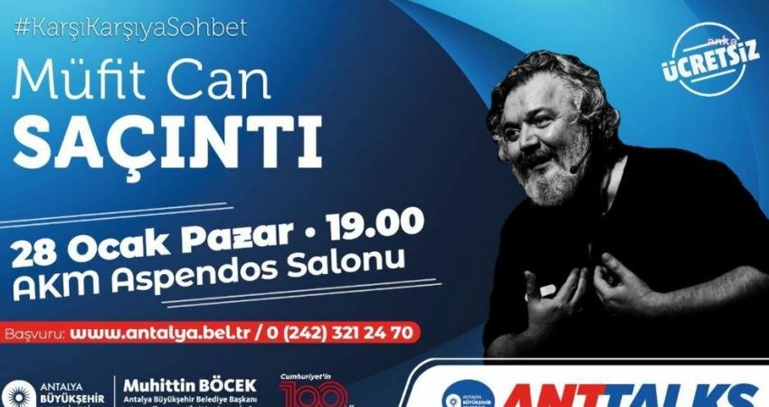Antalya Büyükşehir Belediyesi tarafından düzenlenen Anttalks etkinliği kapsamında yönetmen, oyuncu