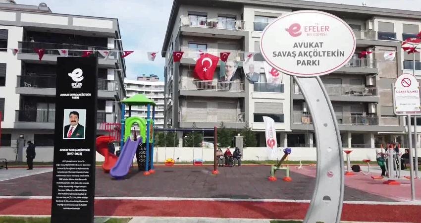 Efeler Belediyesi, kente yepyeni bir park daha kazandırdı. Efelerli vatandaşların