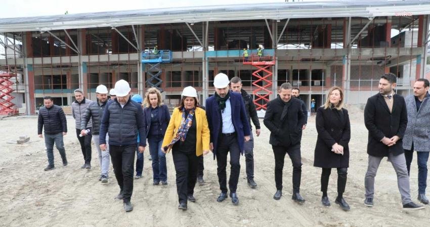 Aydın Büyükşehir Belediye Başkanı Özlem Çerçioğlu, Söke Belediye Başkanı Mustafa
