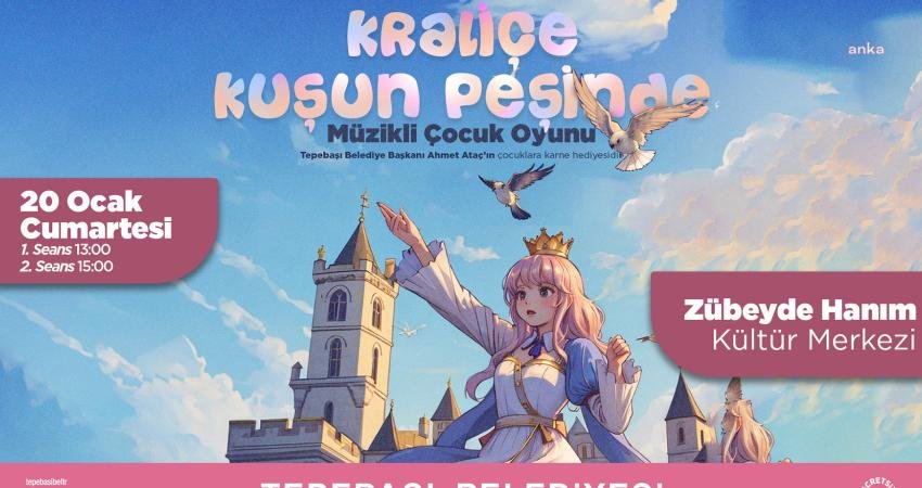 Tepebaşı Belediyesi’nin çocuklar için sömestr hediyesi olarak düzenlediği çocuk oyunları,