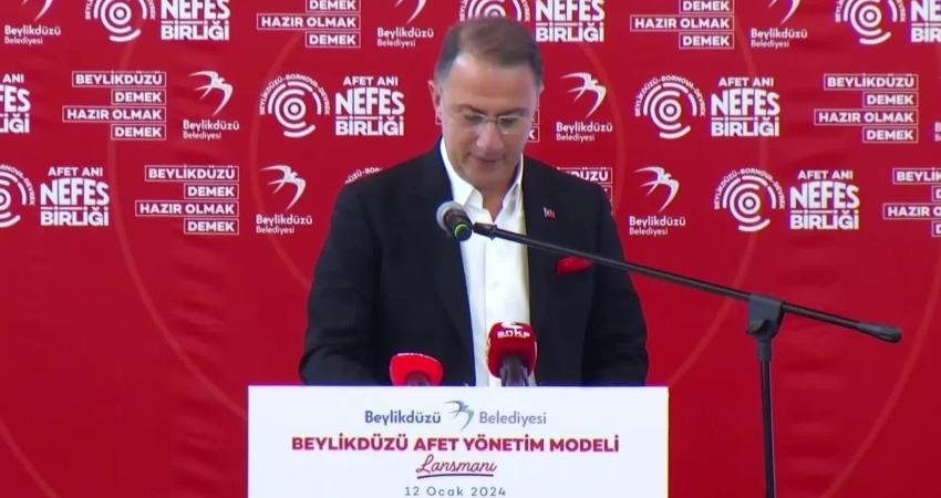Beylikdüzü Belediye Başkanı Mehmet Murat Çalık, Afet Yönetim Modeli ve