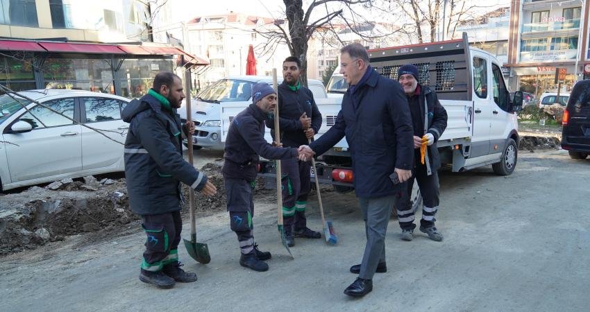 İlçenin altyapı sorunlarını çözmek için 2019 yılından bu yana çalışmalar