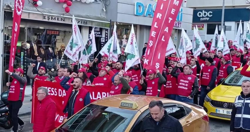 Devrimci İşçi Sendikaları Konfederasyonu’na (DİSK) bağlı Birleşik Metal İş Sendikası’nda