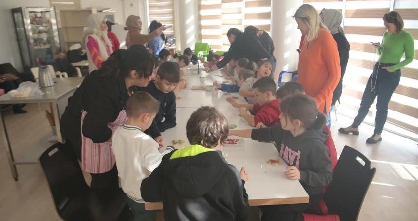 Yarıyıl tatiline giren çocuklara yoğun ders programı ardından eğlenceli bir