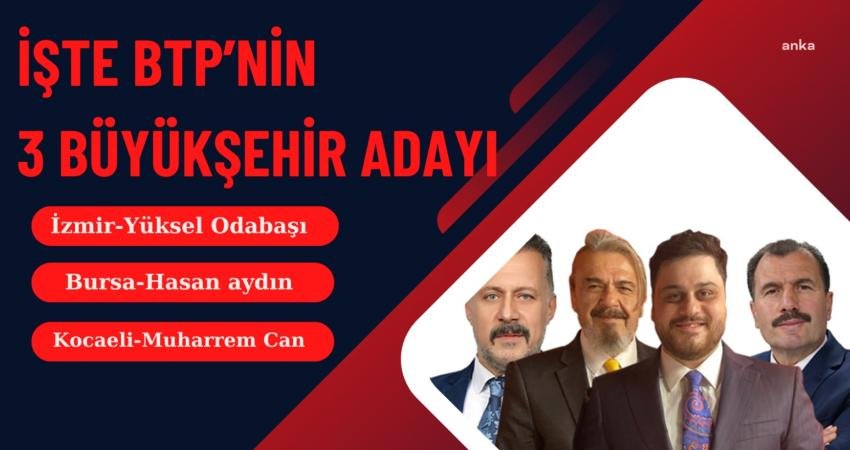 Bağımsız Türkiye Partisi (BTP) Genel Başkanı Hüseyin Baş, İzmir, Bursa