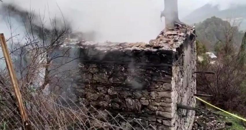 Burdur’un Bucak ilçesinde evinde yangın çıkan 92 yaşındaki kadın hayatını