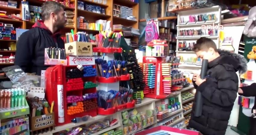 Balıkesir'in Burhaniye ilçesinde artan ekonomik kriz nedeniyle askıda ekmek ve