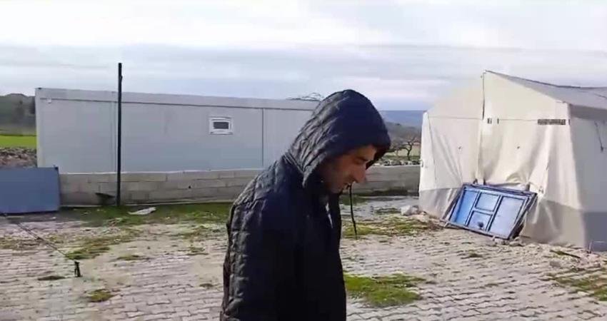 6 Şubat depremlerinde evi yıkılan ve Pazarcık ilçesi Yukarımülk köyünde