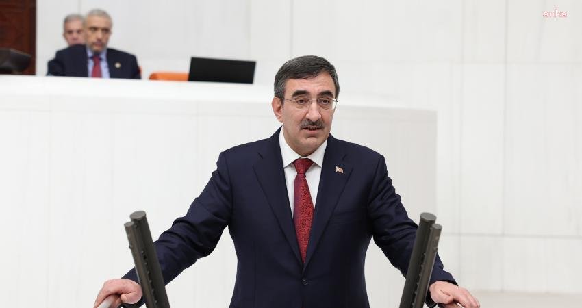 Cumhurbaşkanı Yardımcısı Cevdet Yılmaz, CHP Karabük Milletvekili Cevdet Akay’ın TBMM