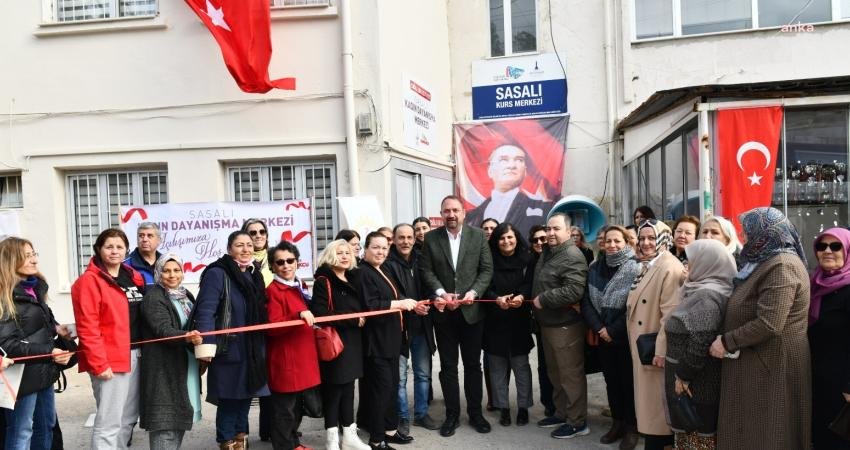Çiğli Belediyesi, Sasalı Mahallesi’nde yapımını tamamladığı Kadın Dayanışma Merkezi’nin açılışını