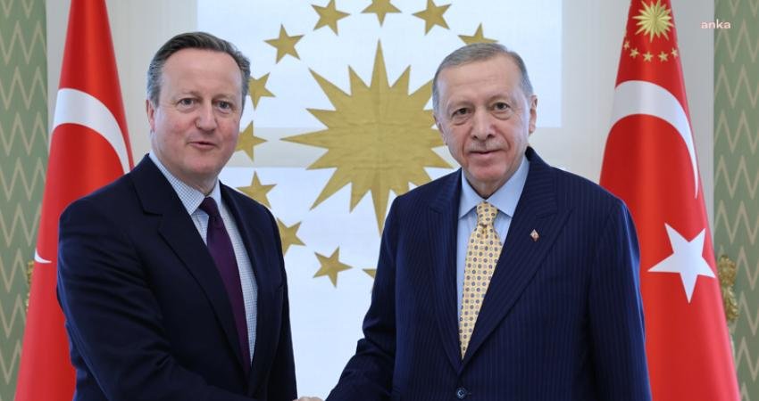 Cumhurbaşkanı Recep Tayyip Erdoğan, Birleşik Krallık Dışişleri Bakanı David Cameron