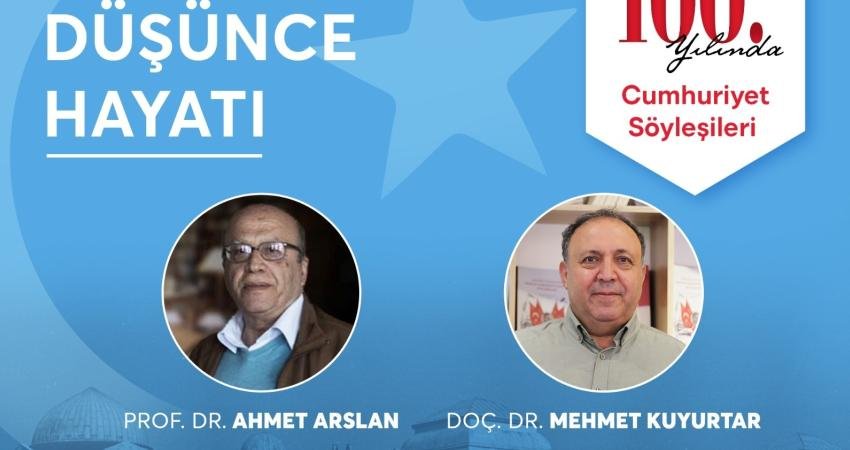 İzmir Büyükşehir Belediyesi'nin 100. Yılında Cumhuriyet Söyleşileri, “Cumhuriyetin 100. Yılında