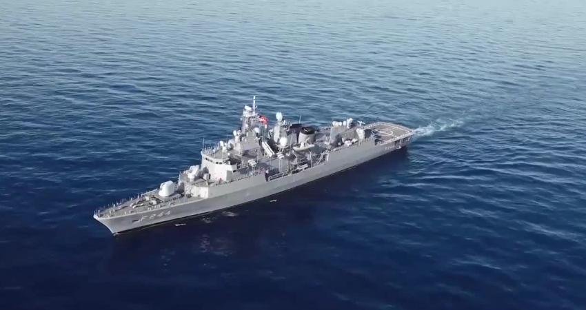 Deniz Kuvvetleri Komutanlığı tarafından Doğu Akdeniz'de fiili silah atışlı olarak