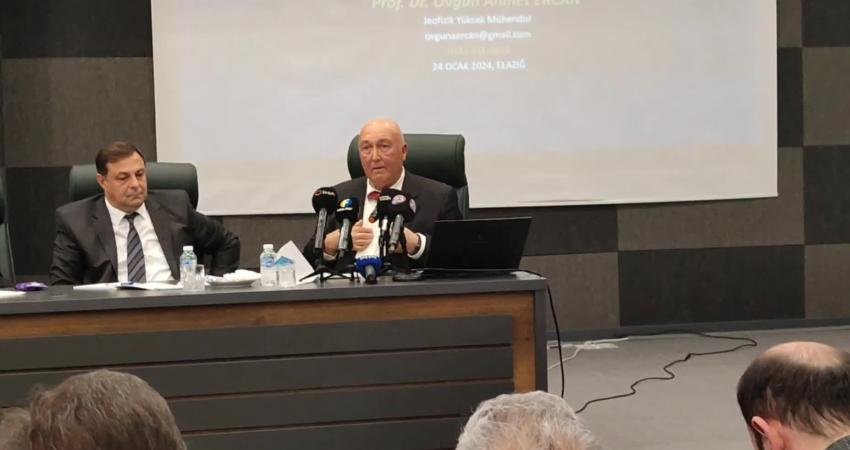 Deprem bilimci Prof. Dr. Övgün Ahmet Ercan, Elazığ depreminin 4.