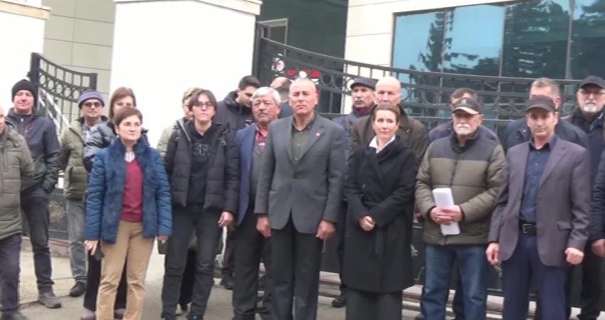Edirne’nin Lalapaşa ilçesi Vaysal köylüleri, kalker ocağı projesi için verilen