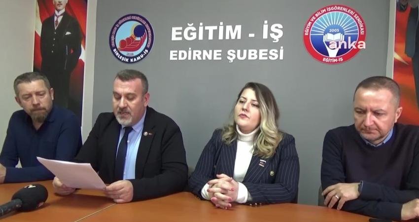Eğitim-İş Edirne Şubesi Denetleme Kurulu Üyesi Olcay Dal, artan özel