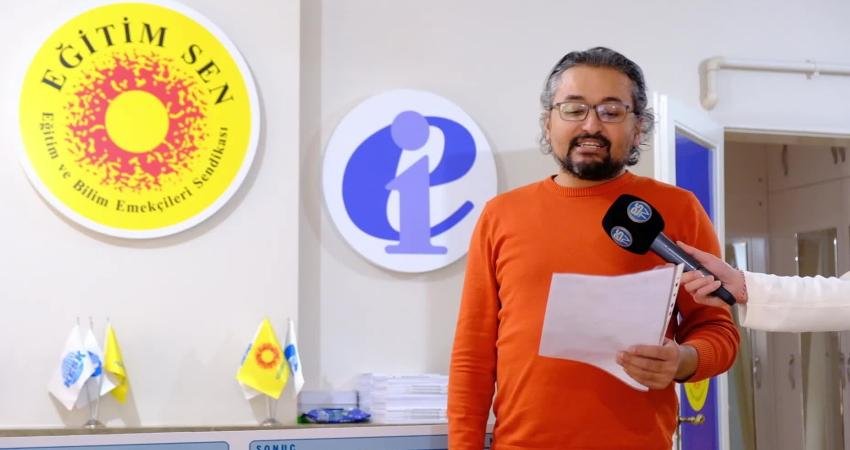 Eğitim Sen Eskişehir Şube Başkanı Sertaç Durdu, 2023-2024 eğitim öğretim