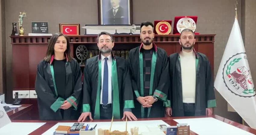 Elazığ Barosu Başkanı Avukat Melih Efe, yüzde 58,40 oranında artış
